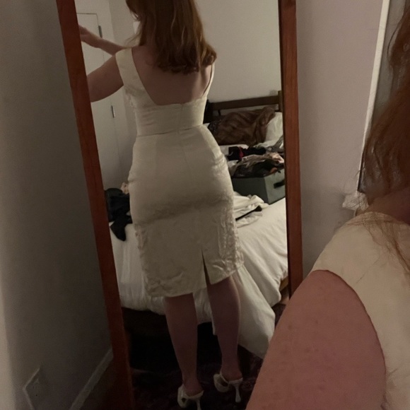 Before by Sarah Seven. Maude dress in Leopard. Size 4 on top, 8 on bottom. - Picture 3 of 9